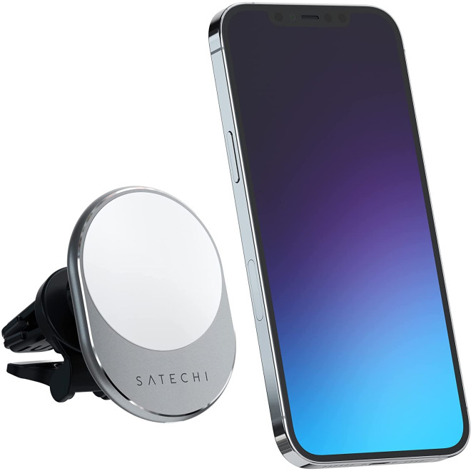 Satechi Magnetic Car Charger - Ασύρματος Φόρτιστης / Μαγνητική Βάση MagSafe για Αεραγωγούς Αυτοκινήτου - 7.5W 