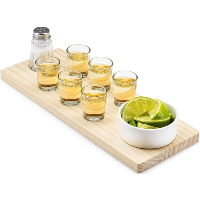 Σετ Σερβιρίσματος Τεκίλα The Source Connoisseur Creations Tequila Serving Set με 6 x Ποτήρια / Αλατιέρα & Μπολ 