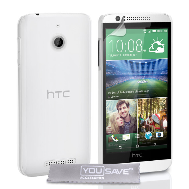 Σκληρή Διάφανη Θήκη HTC Desire 510