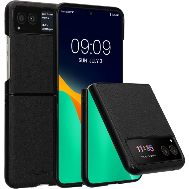 Σκληρή Θήκη - Motorola Razr 40 - KWmobile Two-Part Hardcase - Black