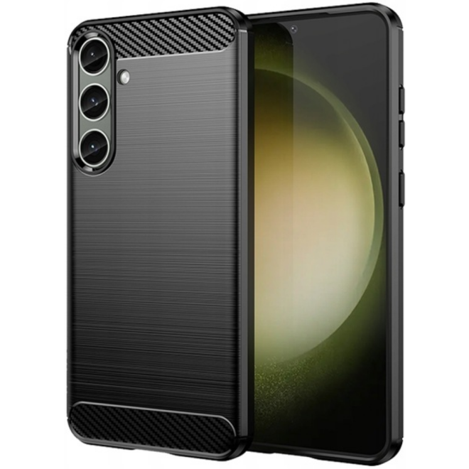 Θήκη Σιλικόνης - Samsung Galaxy S24 Plus - Spacecase Carbon - Black