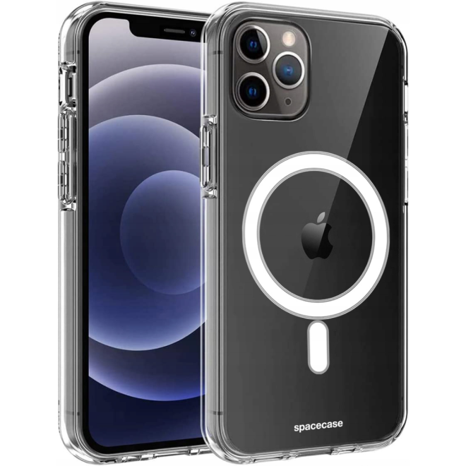 Spacecase Clear MagSafe - Σκληρή Διάφανη Θήκη MagSafe - Apple iPhone 11 Pro Max - Transparent
