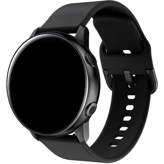 Spacecase Silicone Band - Universal Λουράκι Σιλικόνης για Smartwatches (22mm) - Black