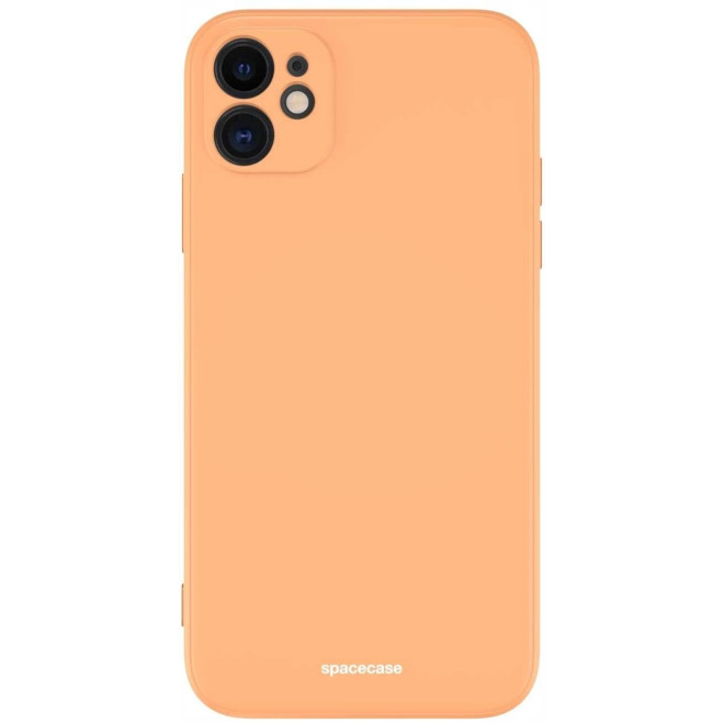 Spacecase Silicone Case - Θήκη Σιλικόνης Apple iPhone 11 - Orange 