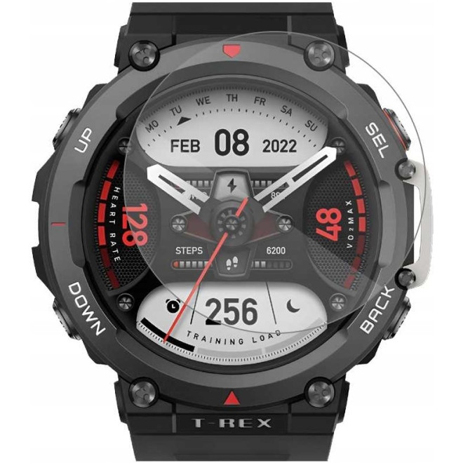 Spacecase Smartwatch Tempered Glass 2.5D - Αντιχαρακτικό Γυαλί Προστασίας Οθόνης Amazfit T-Rex 2 - Clear
