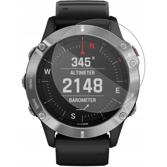 Spacecase Smartwatch Tempered Glass 2.5D - Αντιχαρακτικό Γυαλί Προστασίας Οθόνης Garmin Fenix 6 / 6 Pro - Clear