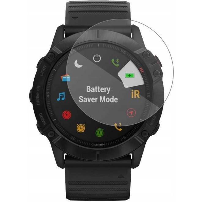 Spacecase Smartwatch Tempered Glass 2.5D - Αντιχαρακτικό Γυαλί Προστασίας Οθόνης Garmin Fenix 6X / 6X Pro - Clear