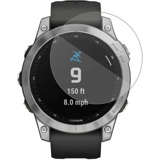 Spacecase Smartwatch Tempered Glass 2.5D - Αντιχαρακτικό Γυαλί Προστασίας Οθόνης Garmin Fenix 7 / 7 Solar - Clear