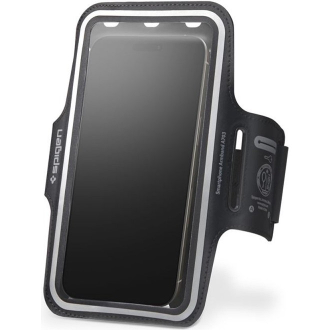 Universal Θήκη Spigen A703 Dynamic Shield Running Armband Μπράτσου για Κινητά / Smartphones έως 6.9" Black