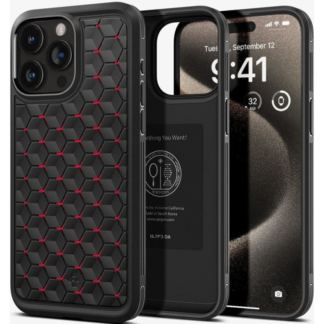 Spigen Cryo Armor - Θήκη Apple iPhone 15 Pro Max - Cryo Red