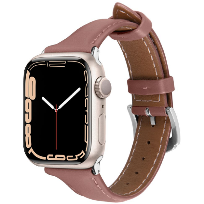 Spigen Cyrill Kajuk - Δερμάτινο Λουράκι Apple Watch SE/10/9/8/7/6/5/4 (42/41/40mm) - Rose