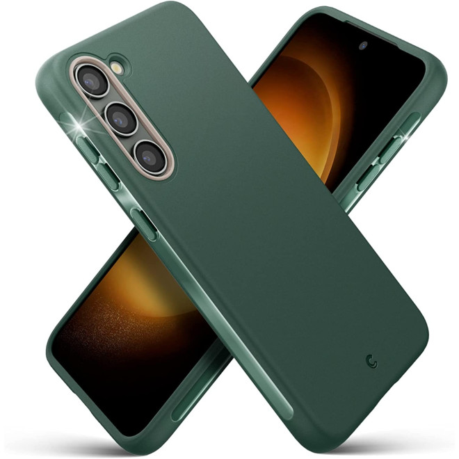 Spigen Cyrill UltraColor - Θήκη Σιλικόνης με Λουράκι Χειρός - Samsung Galaxy S23 Plus - Kale 