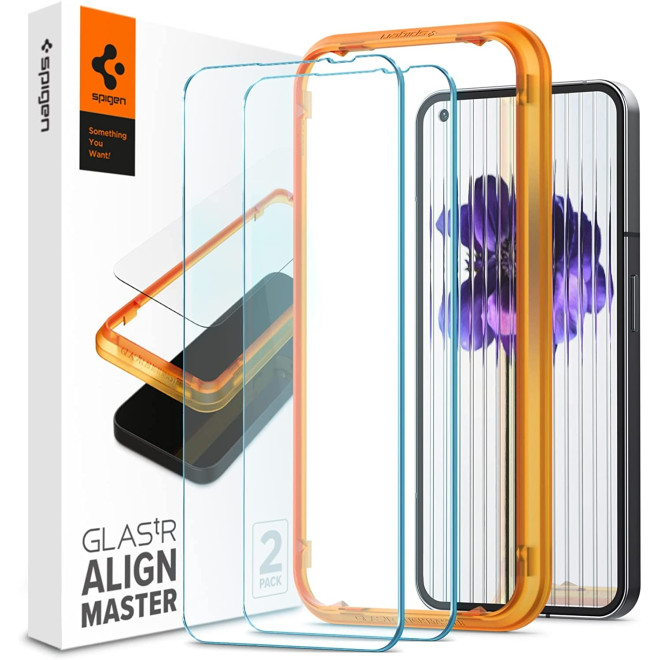 Spigen GLAS.tR ALIGNmaster - Αντιχαρακτικό Γυάλινο Tempered Glass Nothing Phone 1 - 2 Τεμάχια
