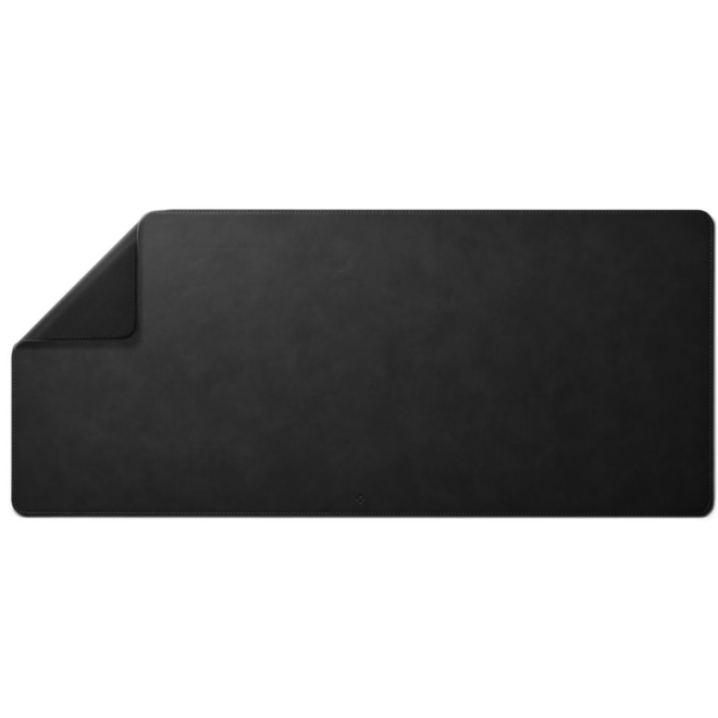 Spigen LD302 Velo - Premium Vegan Leather Desk Gaming Mouse Pad / Μονό Σουμέν Γραφείου - Black