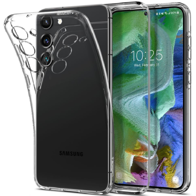 Spigen Liquid Crystal Θήκη Σιλικόνης Samsung Galaxy S23 Plus - Crystal Clear