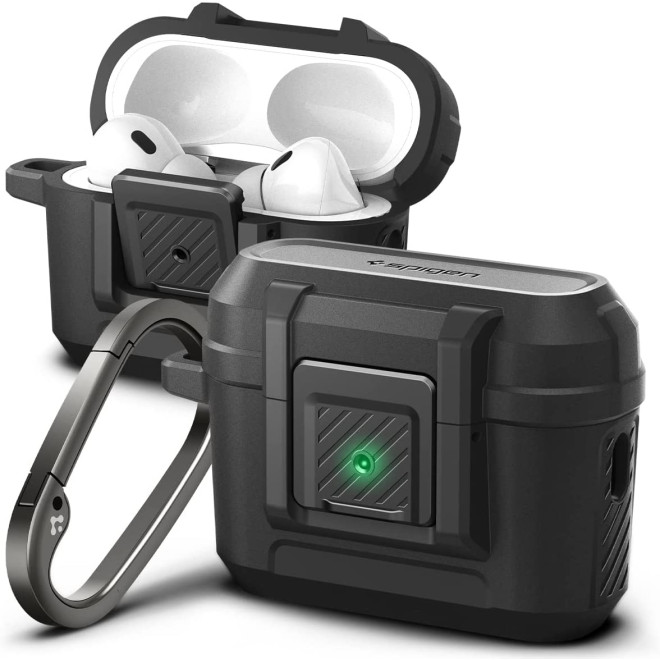 Spigen Lock Fit - Θήκη για Apple AirPods Pro 2nd Gen - Matte Black