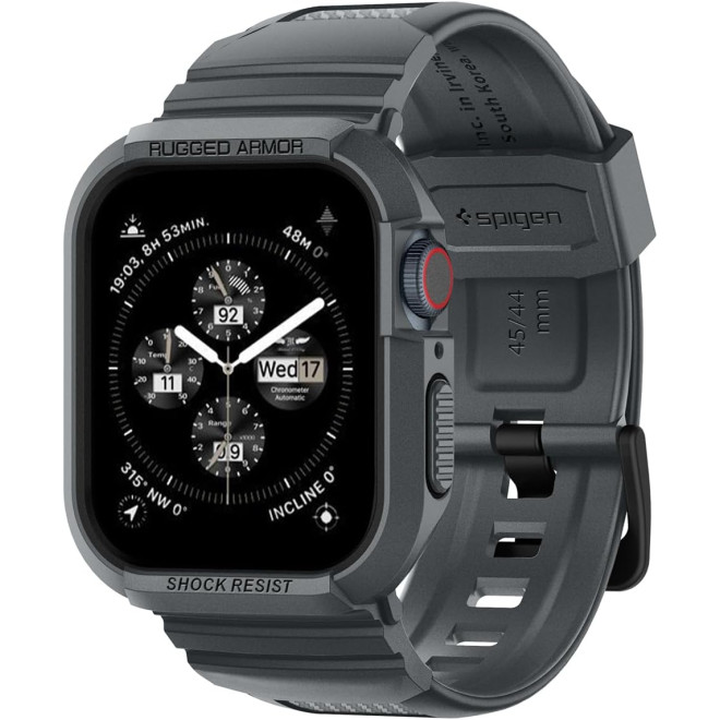 Spigen Rugged Armor Pro Θήκη Apple Watch Series SE/9/8/7/6/5/4 (45/44mm) - Dark Gray
