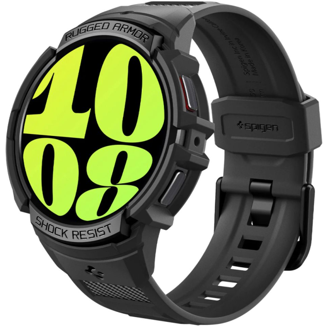 Spigen Rugged Armor Pro Θήκη Samsung Galaxy Watch 6 44mm - Black