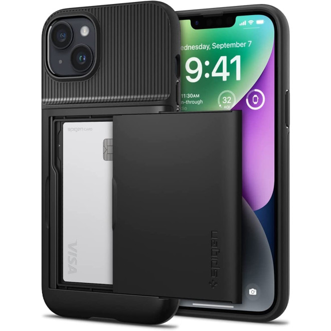 Spigen Slim Armor CS Θήκη Apple iPhone 15 Plus / 14 Plus - Black