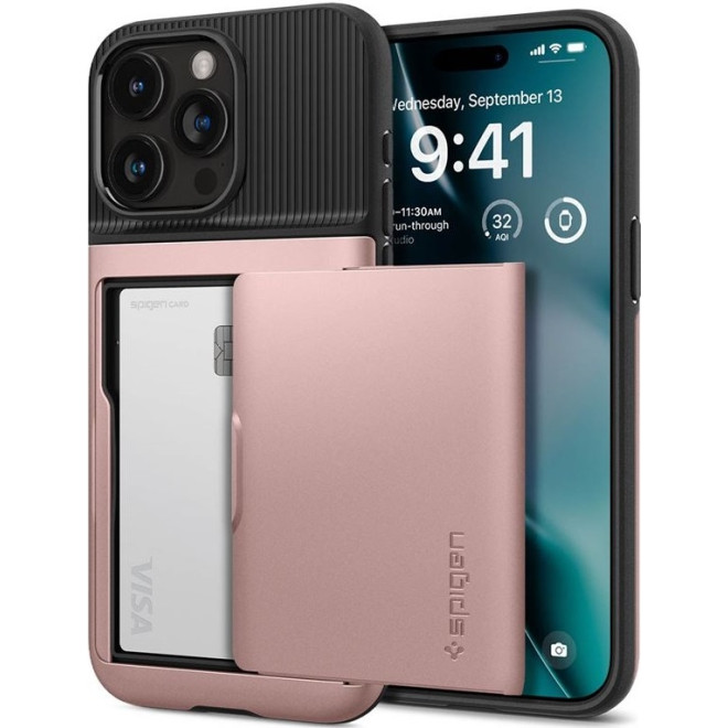 Spigen Slim Armor CS Θήκη Apple iPhone 15 Pro - Rose Gold