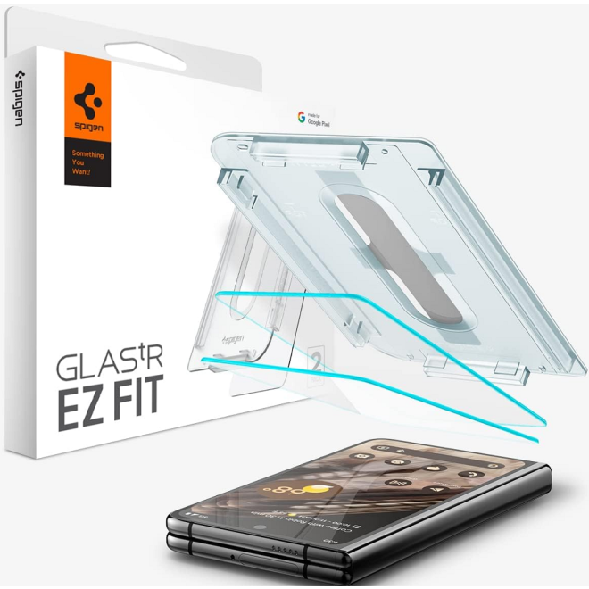 Spigen Tempered Glass GLAS.tR EZ Fit - Αντιχαρακτικό Γυαλί Εξωτερικής Οθόνης Google Pixel Fold - 2 Τεμάχια
