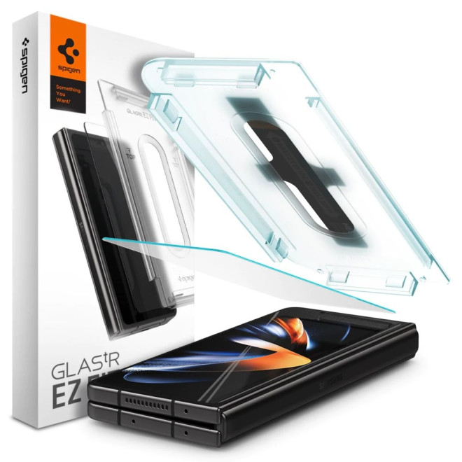 Spigen Tempered Glass GLAS.tR EZ Fit - Αντιχαρακτικό Γυαλί Εξωτερικής Οθόνης Samsung Galaxy Z Fold4