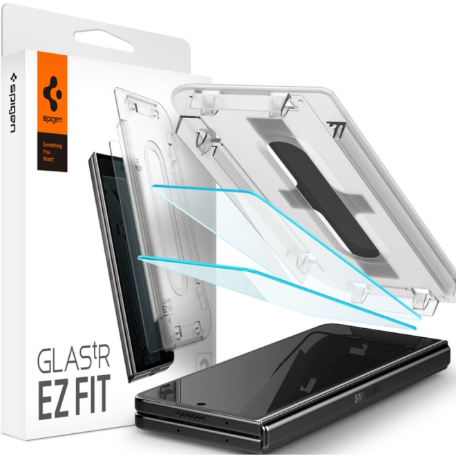 Spigen Tempered Glass GLAS.tR EZ Fit - Αντιχαρακτικό Γυαλί Εξωτερικής Οθόνης Samsung Galaxy Z Fold5