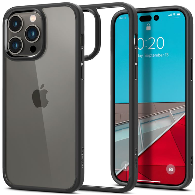 Spigen Θήκη Crystal Hybrid - Apple iPhone 14 Pro - Matte Black