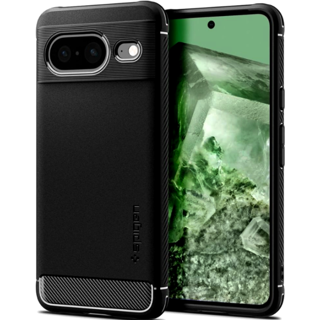 Spigen Θήκη Rugged Armor Google Pixel 8 - Matte Black