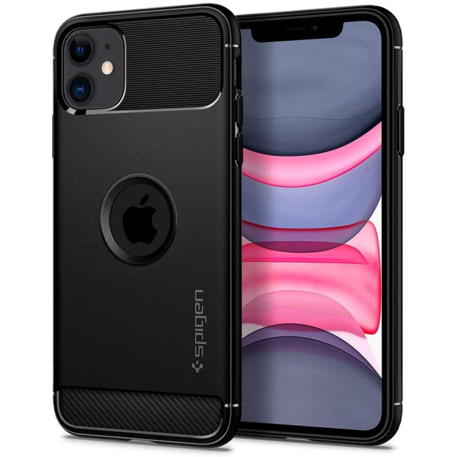 Spigen Θήκη Rugged Armor iPhone 11 - Black