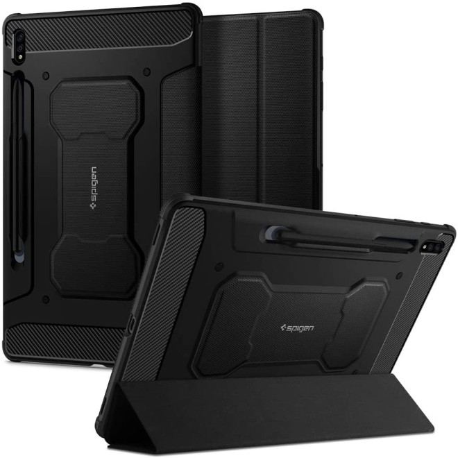 Spigen Θήκη Rugged Armor Pro Samsung Galaxy Tab S8 Plus / S7 Plus 12.4" - Black