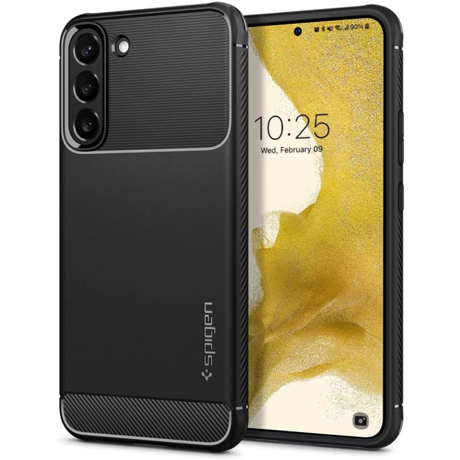 Spigen Θήκη Rugged Armor Samsung Galaxy S22 5G - Matte Black 