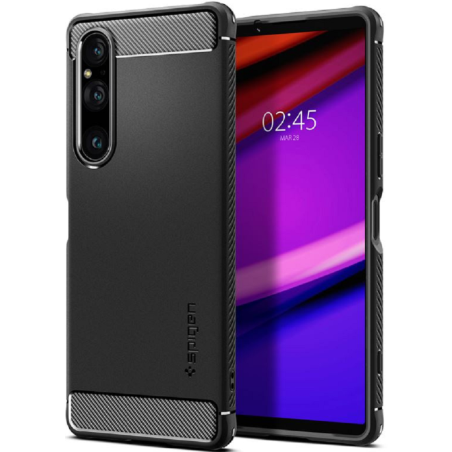 Spigen Θήκη Rugged Armor Sony Xperia 1 V - Matte Black