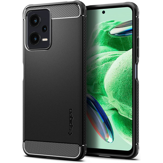 Spigen Θήκη Rugged Armor Xiaomi Redmi Note 12 5G / Poco X5 - Matte Black
