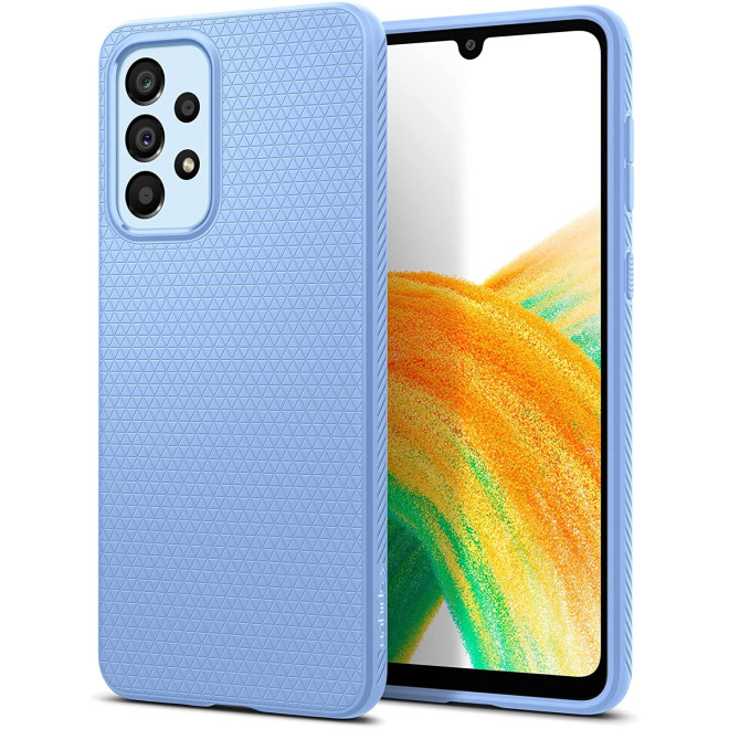 Spigen Θήκη Σιλικόνης Liquid Air - Samsung Galaxy A33 5G - Cream Blue
