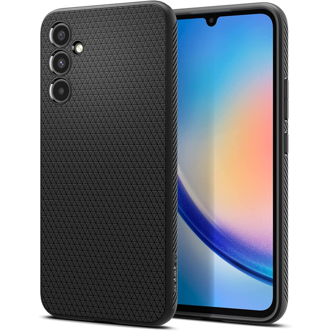 Spigen Θήκη Σιλικόνης Liquid Air - Samsung Galaxy A34 - Matte Black