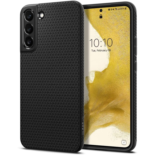 Spigen Θήκη Σιλικόνης Liquid Air - Samsung Galaxy S22 5G - Matte Black