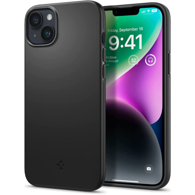 Spigen Θήκη Thin Fit - Apple iPhone 15 Plus / 14 Plus - Black