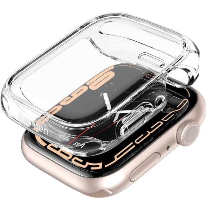Spigen Θήκη Ultra Hybrid Apple Watch 9 / 8 / 7 (41mm) - Crystal Clear