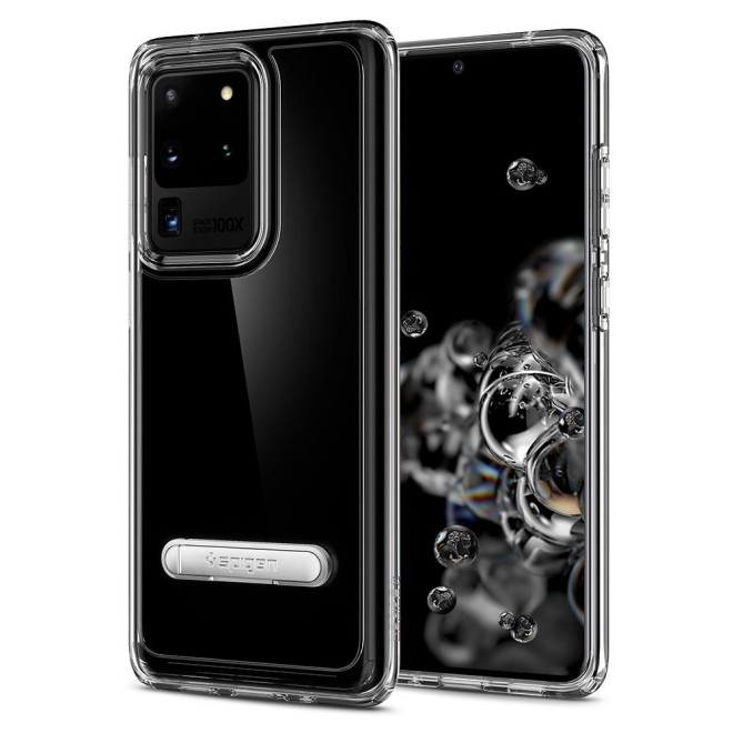Spigen Θήκη Ultra Hybrid S Samsung Galaxy S20 Ultra - Crystal Clear