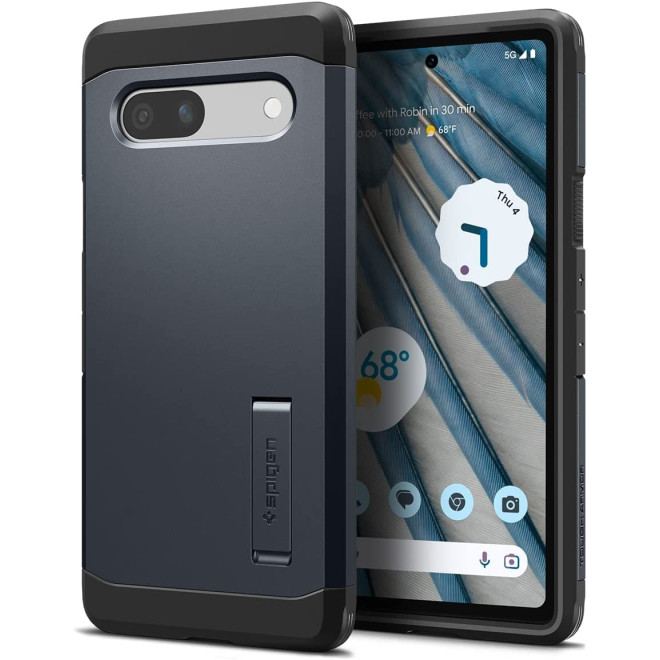Spigen Tough Armor Θήκη Google Pixel 7a - Metal Slate