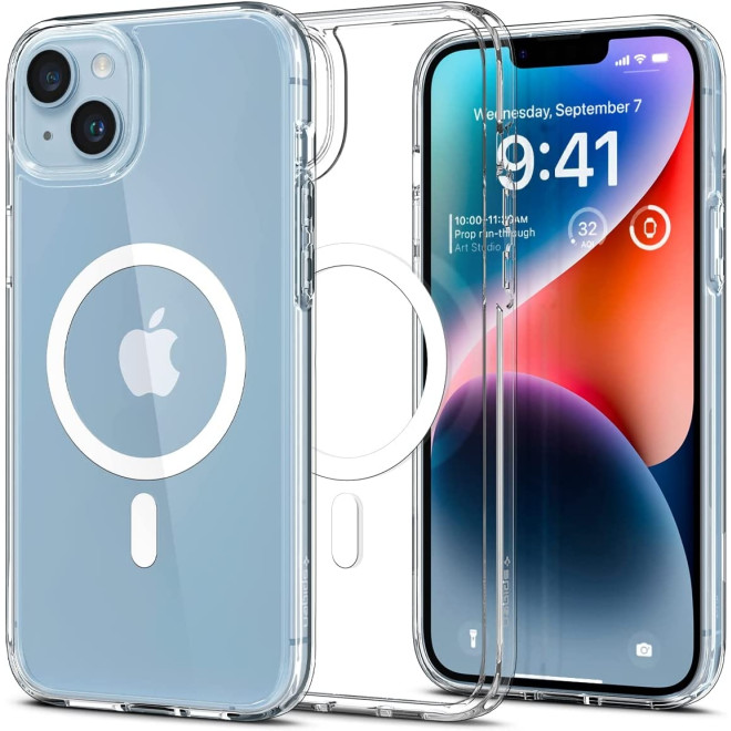 Spigen Ultra Hybrid MagFit - Θήκη MagSafe Apple iPhone 14 - White