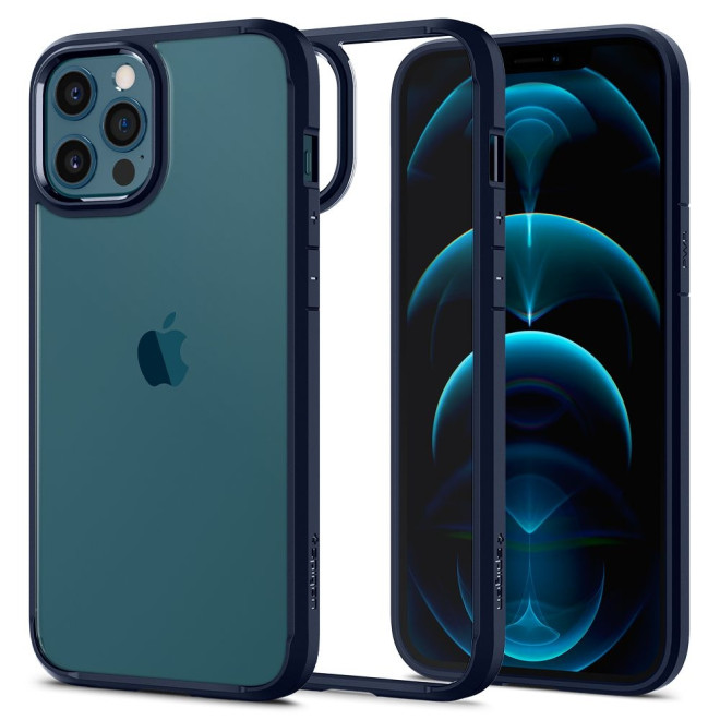 Spigen Ultra Hybrid Θήκη Apple iPhone 12 / 12 Pro - Navy Blue 