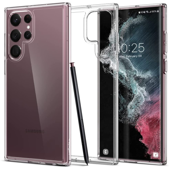 Spigen Ultra Hybrid Θήκη Samsung Galaxy S22 Ultra 5G - Crystal Clear