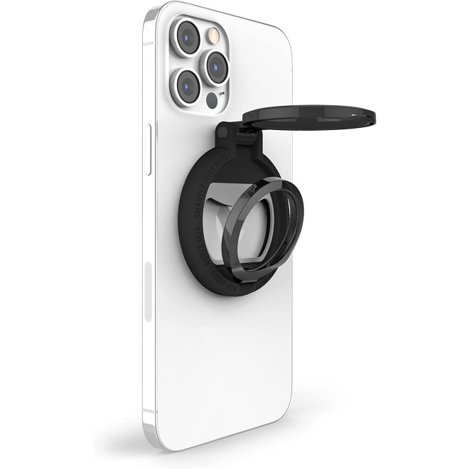STM MagLoop - MagSafe Βάση / Finger Holder / Ανοιχτήρι για iPhone 15 / 14 / 13 / 12 - Black - 2 Έτη Εγγύηση