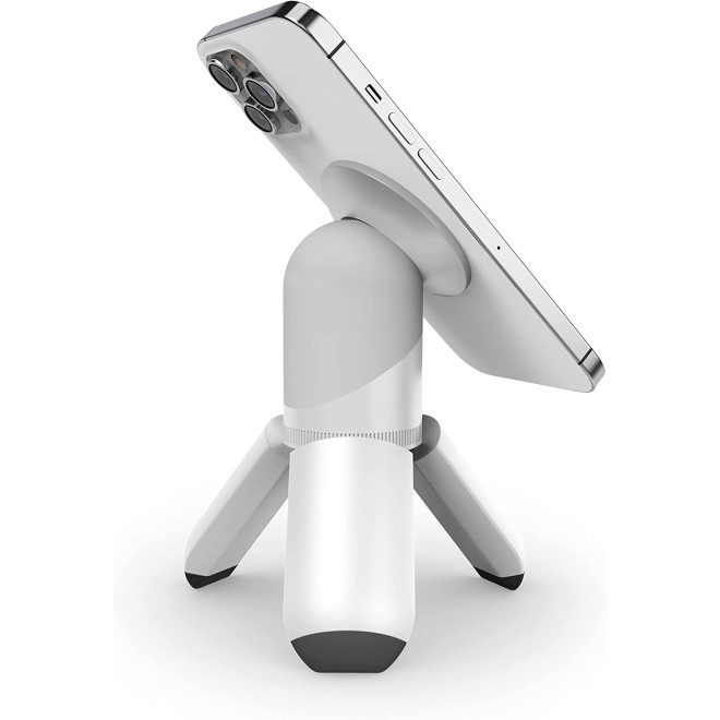 STM MagPod - Βάση / Τρίποδο / Selfie Stick με MagSafe για iPhone 14 / 13 / 12 - White - 2 Έτη Εγγύηση
