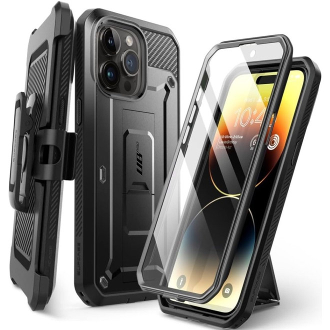 Supcase Ανθεκτική Θήκη Unicorn Beetle Pro - Apple iPhone 15 Pro - Black