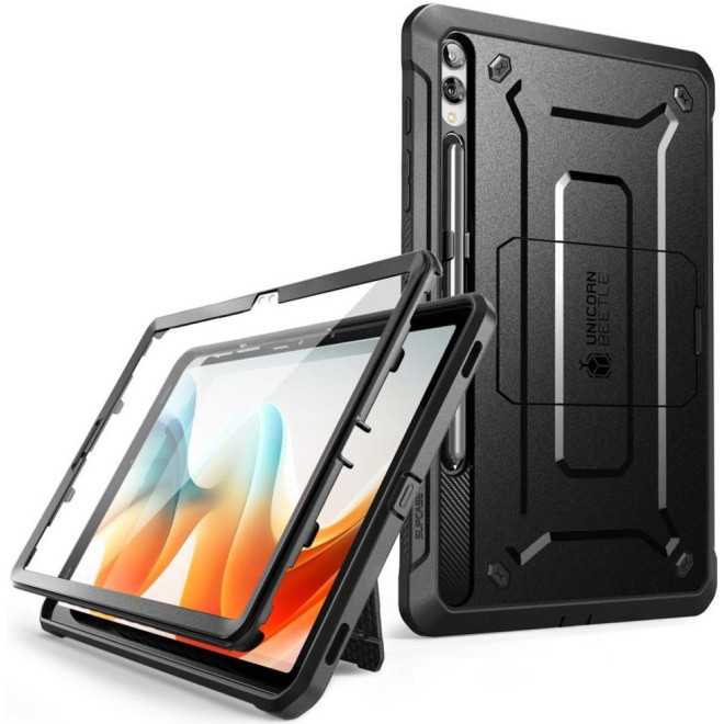 Supcase Ανθεκτική Θήκη Unicorn Beetle Pro - Samsung Galaxy Tab S10 Plus / S9 Plus 12.4'' X810 / X816B / X826B με Υποδοχή S Pen - Black