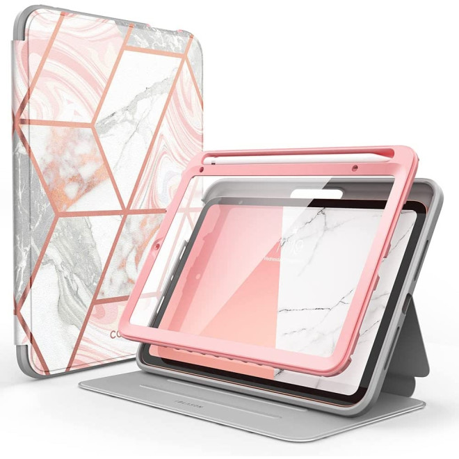 Supcase i-Blason Ανθεκτική Θήκη Cosmo - Apple iPad mini 7 2024 / 6 2021 με Υποδοχή Apple Pencil - Marble