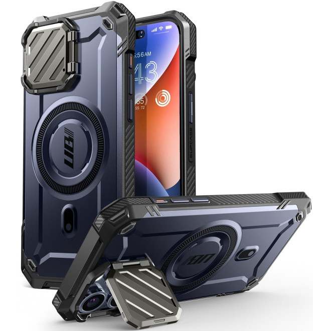 Θήκη Apple iPhone 15 Pro Max - Supcase Unicorn Beetle XT Mag Ανθεκτική MagSafe με Μεταλλικό Κάλυμμα για την Κάμερα - Mountain